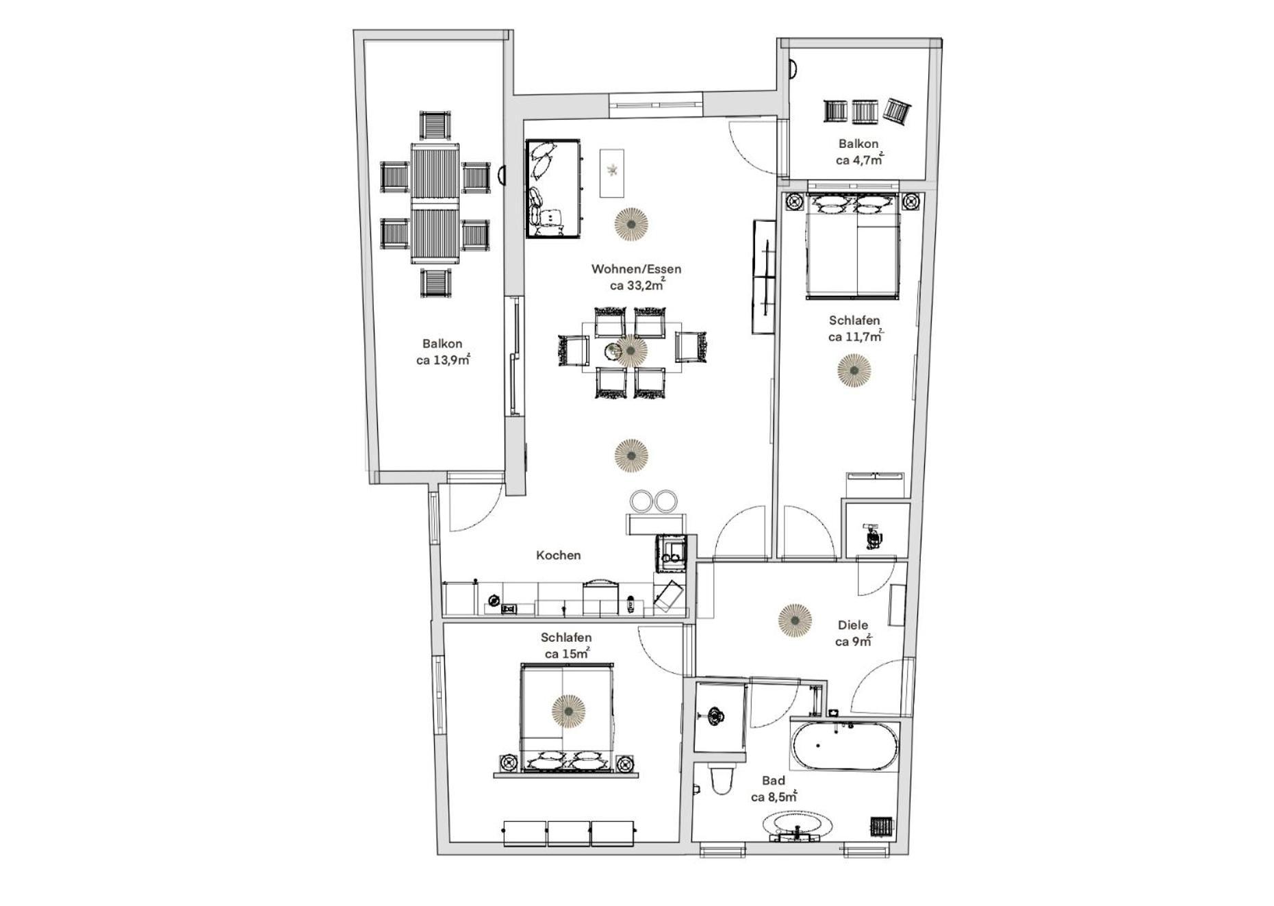 Pineapple Apartments Dresden Zwinger III - 86 Qm - 1X Free Parking エクステリア 写真